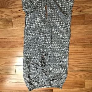 Black and white pants